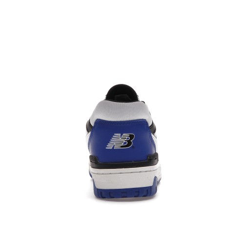 Кроссы New Balance 550 White Royal Black - мужская сетка размеров