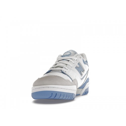 Кроссы New Balance 550 White Blue Haze Rain Cloud - мужская сетка размеров