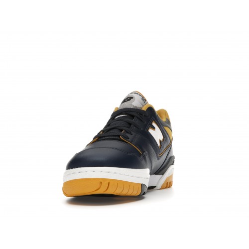 Кроссы New Balance 550 Navy Gold - мужская сетка размеров