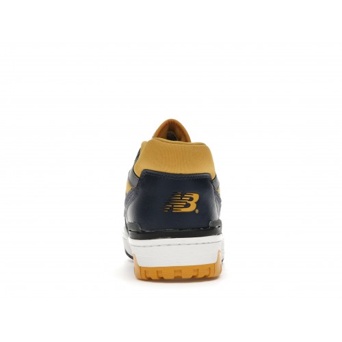 Кроссы New Balance 550 Navy Gold - мужская сетка размеров