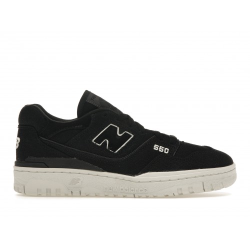 Кроссы New Balance 550 Magnet Black White - мужская сетка размеров