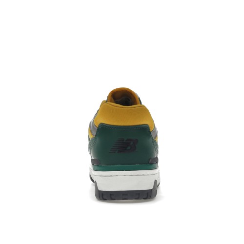 Кроссы New Balance 550 Dark Green Gold - мужская сетка размеров