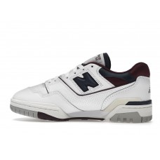 Кроссовки New Balance 550 White Navy NB Burgundy