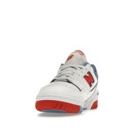 New Balance 550 White True Red Atlantic Blue