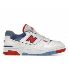 Кроссовки New Balance 550 White True Red Atlantic Blue