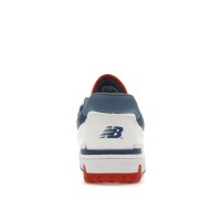 New Balance 550 White True Red Atlantic Blue