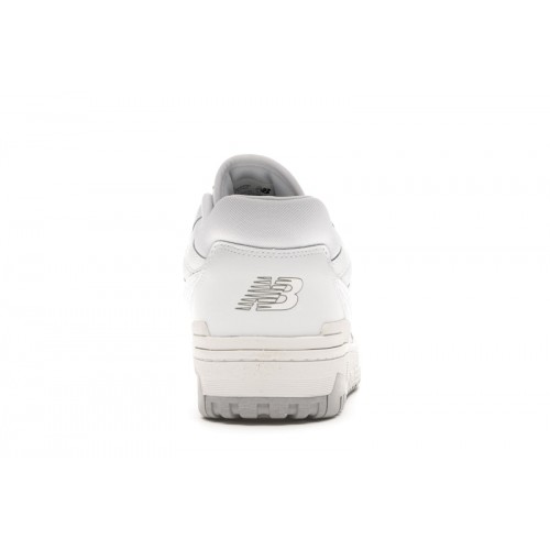 Кроссы New Balance 550 White Grey - мужская сетка размеров