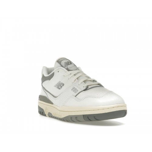 Кроссы New Balance 550 Away Grey Mini Logo - мужская сетка размеров