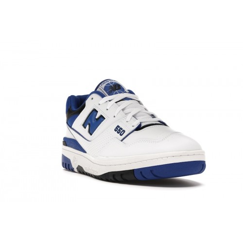 Кроссы New Balance 550 White Blue - мужская сетка размеров
