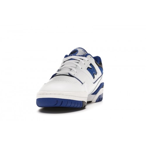 Кроссы New Balance 550 White Blue - мужская сетка размеров