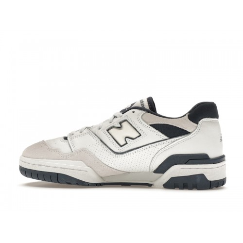 Кроссы New Balance 550 White Dusty Blue - мужская сетка размеров