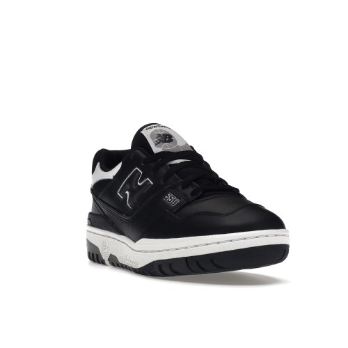 Кроссы New Balance 550 Black White - мужская сетка размеров