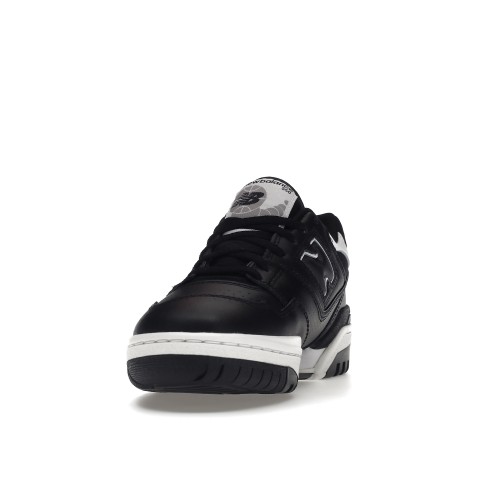 Кроссы New Balance 550 Black White - мужская сетка размеров