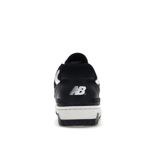 Кроссы New Balance 550 Black White - мужская сетка размеров
