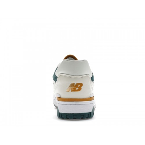 Кроссы New Balance 550 Green Mustard - мужская сетка размеров