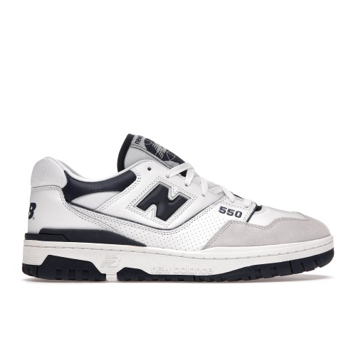 Кроссы New Balance 550 Navy Blue - мужская сетка размеров