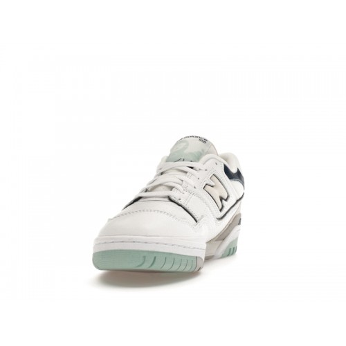 Кроссы New Balance 550 White Winter Fog Navy - мужская сетка размеров