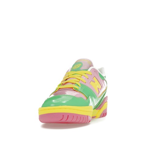 Кроссы New Balance 550 Y2K Patent Leather Pack Pink Green - мужская сетка размеров