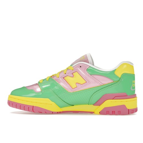 Кроссы New Balance 550 Y2K Patent Leather Pack Pink Green - мужская сетка размеров