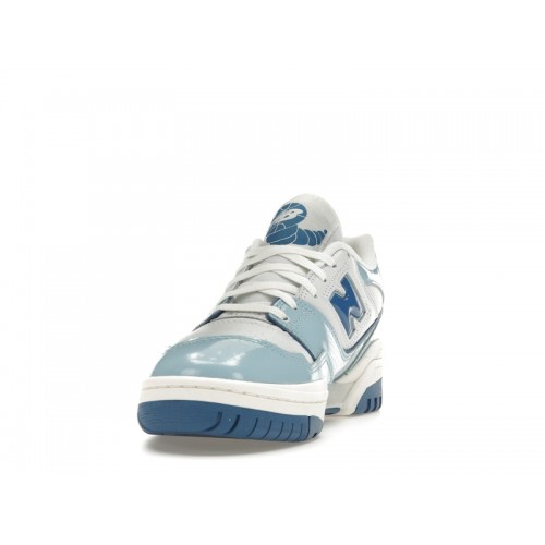 Кроссы New Balance 550 Chrome Blue Patent - мужская сетка размеров