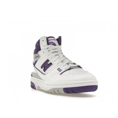 Кроссы New Balance 650R White Interstellar Purple - мужская сетка размеров