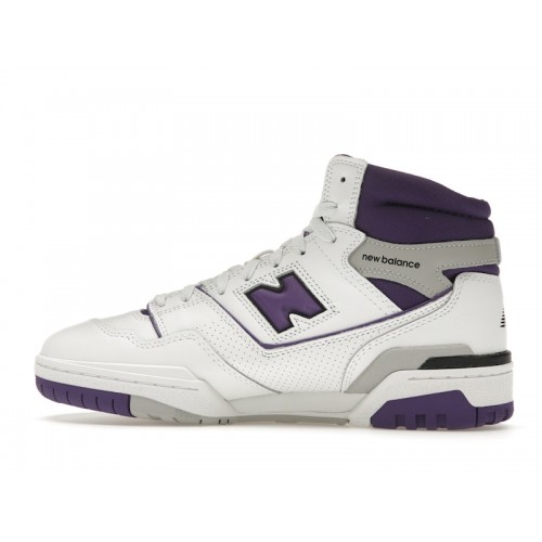 Кроссы New Balance 650R White Interstellar Purple - мужская сетка размеров