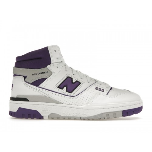 Кроссы New Balance 650R White Interstellar Purple - мужская сетка размеров
