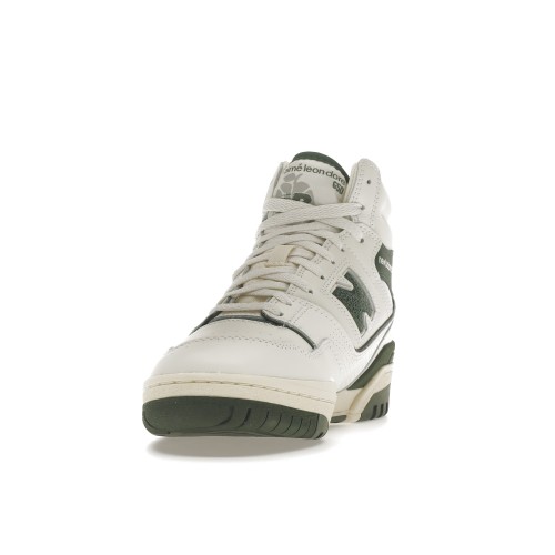 Кроссы New Balance 650R Aime Leon Dore White Green - мужская сетка размеров