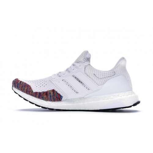 Кроссы adidas Ultra Boost 1.0 Multi-Color Toe White - мужская сетка размеров