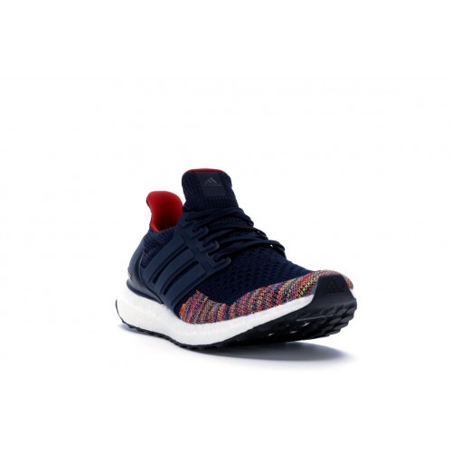 Кроссы adidas Ultra Boost 1.0 Multi-Color Toe Navy - мужская сетка размеров