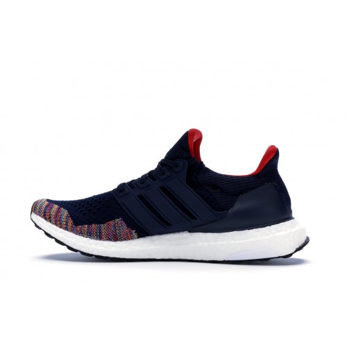 Кроссы adidas Ultra Boost 1.0 Multi-Color Toe Navy - мужская сетка размеров