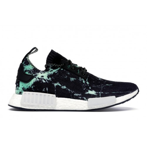 Кроссы adidas NMD R1 Marble Aero Green - мужская сетка размеров