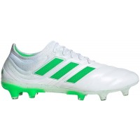Мужские футбольные бутсы adidas Copa 19.1 Firm Ground Cloud White Solar Lime