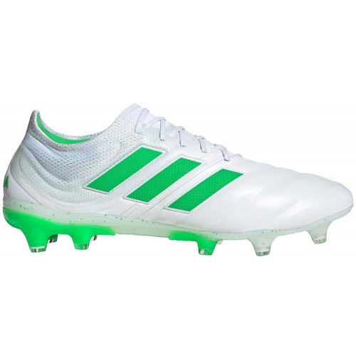 Мужские футбольные бутсы adidas Copa 19.1 Firm Ground Cloud White Solar Lime