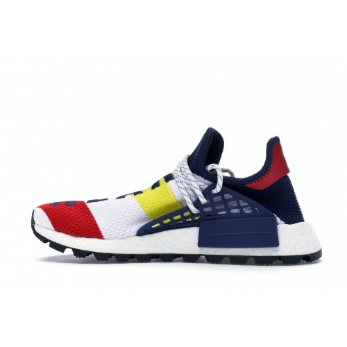 Кроссы adidas NMD Hu Pharrell x Billionaire Boys Club Multi-Color - мужская сетка размеров