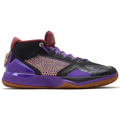 Кроссы New Balance KAWHI Black Prism Purple - мужская сетка размеров