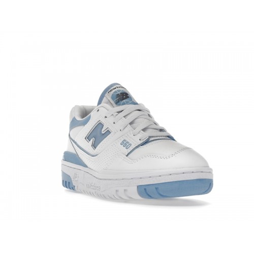 Кроссы New Balance 550 UNC White Dusk Blue (W) - женская сетка размеров