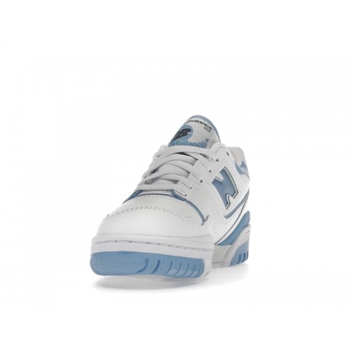 Кроссы New Balance 550 UNC White Dusk Blue (W) - женская сетка размеров