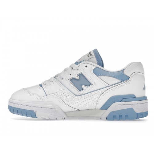 Кроссы New Balance 550 UNC White Dusk Blue (W) - женская сетка размеров