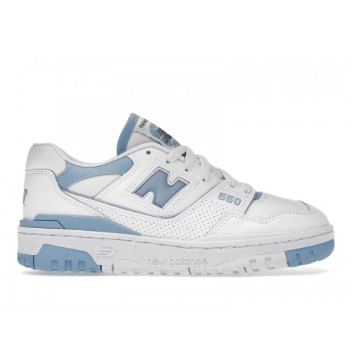 Кроссы New Balance 550 UNC White Dusk Blue (W) - женская сетка размеров