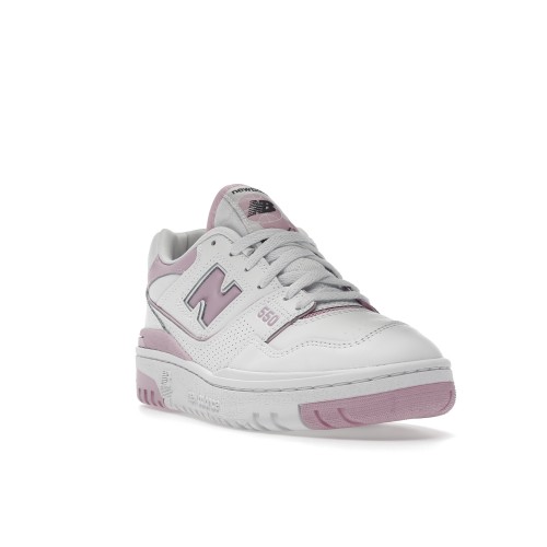 Кроссы New Balance 550 White Bubblegum Pink (W) - женская сетка размеров