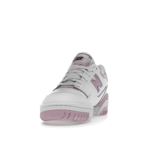 Кроссы New Balance 550 White Bubblegum Pink (W) - женская сетка размеров