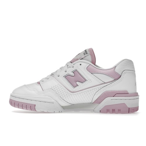 Кроссы New Balance 550 White Bubblegum Pink (W) - женская сетка размеров