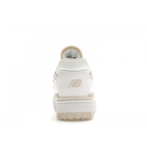 Кроссы New Balance 550 White Linen (W) - женская сетка размеров