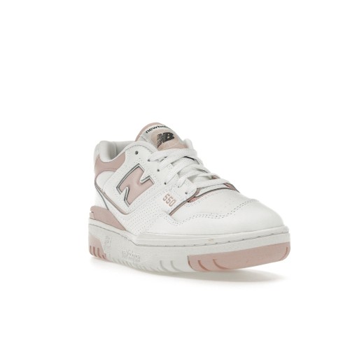 Кроссы New Balance 550 White Pink Sand (W) - женская сетка размеров