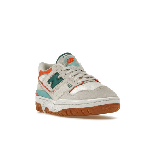 Кроссы New Balance 550 Sea Salt Verdigris (W) - женская сетка размеров