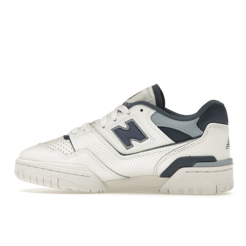 Кроссы New Balance 550 White Vintage Indigo (W) - женская сетка размеров