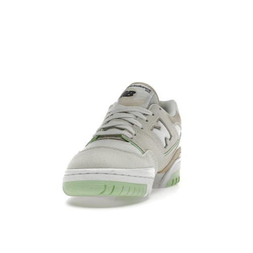 Кроссы New Balance 550 Turtledove Green Aura (W) - женская сетка размеров