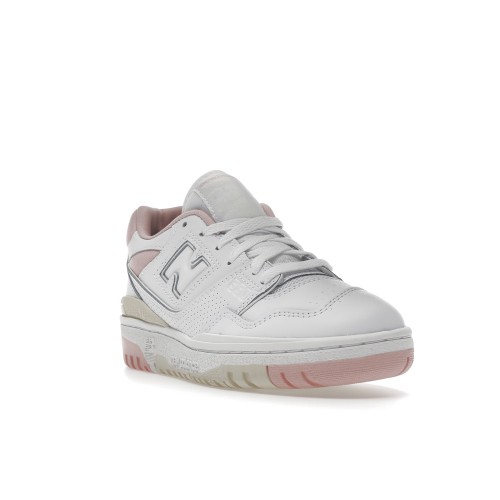 Кроссы New Balance 550 White Pink Cream (W) - женская сетка размеров