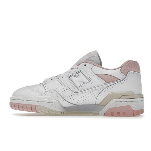 Кроссы New Balance 550 White Pink Cream (W) - женская сетка размеров